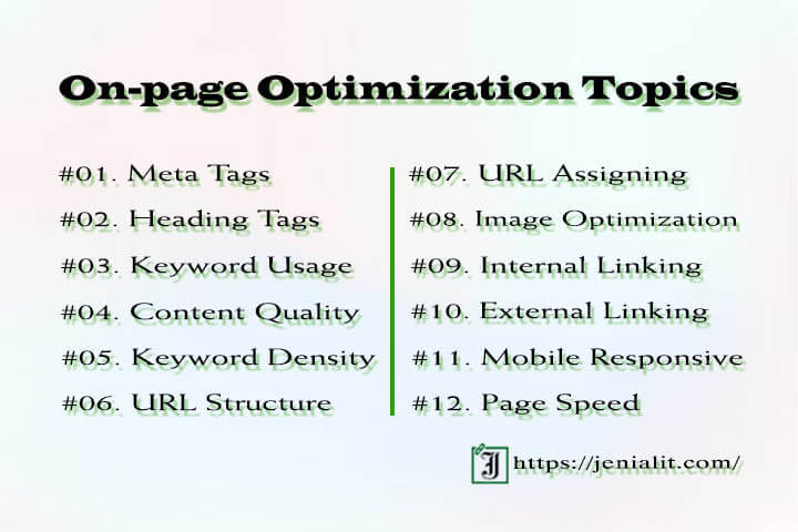 on-page-optimization-topics